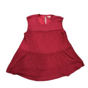 Juicy Couture Fuschia Pink Flowy Sleeveless top!